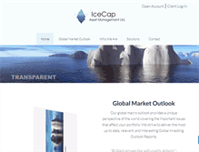 Tablet Screenshot of icecapassetmanagement.com